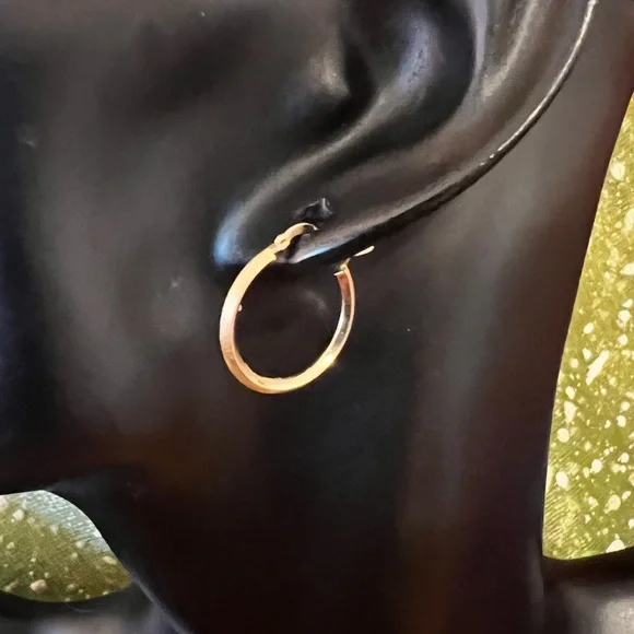 14K Michael Anthony Hoop Earrings / Gold Citrine Jackets - Picture 3 of 16